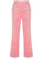 Undercover Flared Leg Corduroy Trousers - Pink