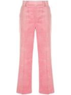 Undercover Flared Leg Corduroy Trousers - Pink