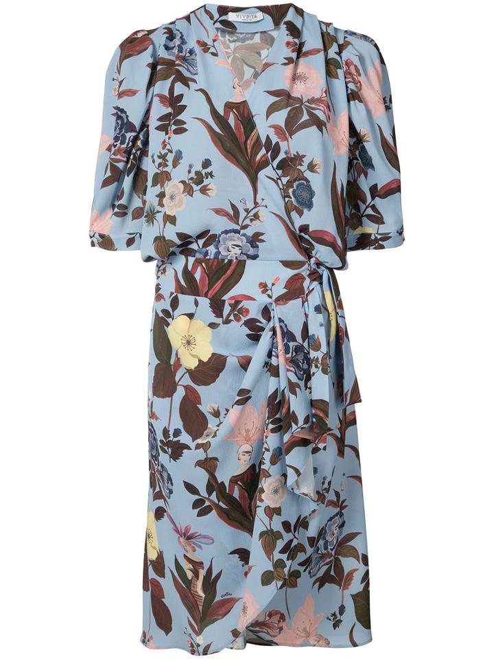 Vivetta - Zibellino Dress - Women - Polyester/spandex/elastane - 44, Blue, Polyester/spandex/elastane