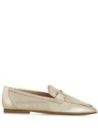 Tod's Buckled Loafers - Gold