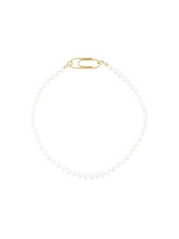 Uzerai Edits Pearl Bracelet - White