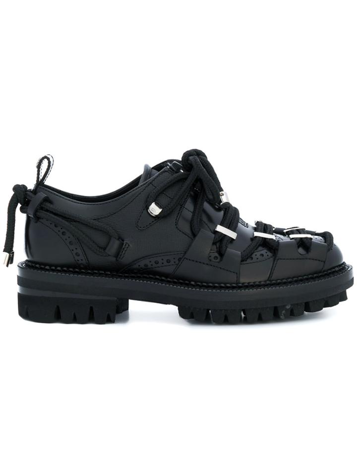 Dsquared2 Hiking Brogue Shoes - Black
