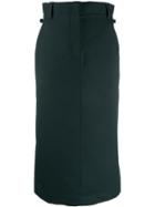 Acne Studios Paper Bag Skirt - Green
