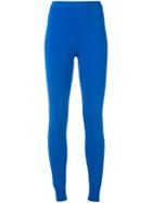 Joseph - Stretch Knit Leggings - Women - Nylon/spandex/elastane/viscose - M, Blue, Nylon/spandex/elastane/viscose