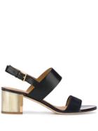 Tory Burch Block Heel Sandals - Black