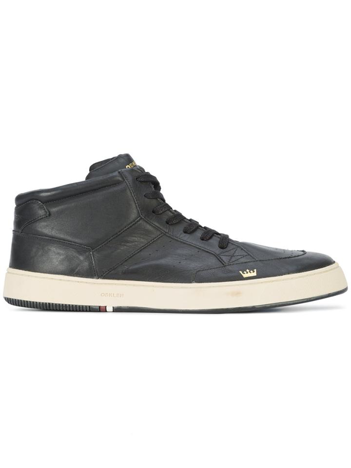 Osklen Hi-top Sneakers - Black