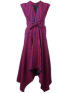 Proenza Schouler Trapeze Hem Midi Dress, Women's, Size: 12, Red, Silk/viscose