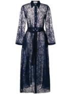 Mantu Belted Shirt Dress - Blue