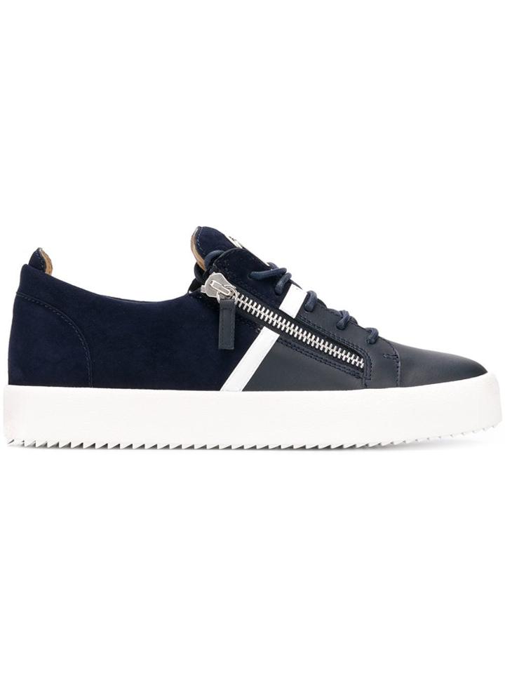 Giuseppe Zanotti Design Circle Sneakers - Blue