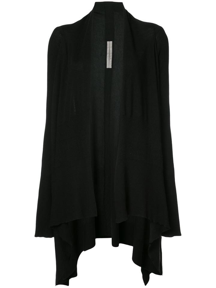 Rick Owens Cashmere Wrap Cardigan - Black