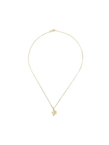 Malaika Raiss Banana Charm Necklace - Gold