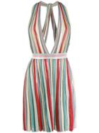 Missoni Deep V-neck Dress - Red