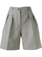 Jil Sander Navy Striped Shorts