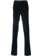 Pt01 Slim Velvet Chinos - Blue