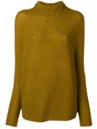 Christian Wijnants High Neck Sweater - Brown
