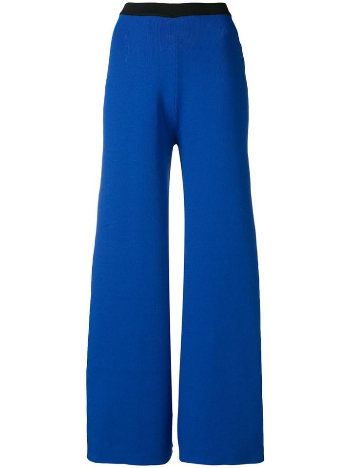 Simon Miller Cropped Flared Trousers - Blue