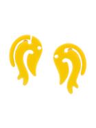 Y / Project Wing Earrings - Yellow & Orange