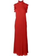 Giambattista Valli Ruffle Detail Long Dress