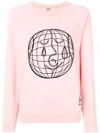 Kenzo - Embroidered Sweatshirt - Women - Polyester - S, Pink/purple, Polyester