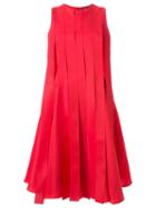 Max Tan Carpenter Dress, Women's, Size: 36, Red, Cotton/polyester