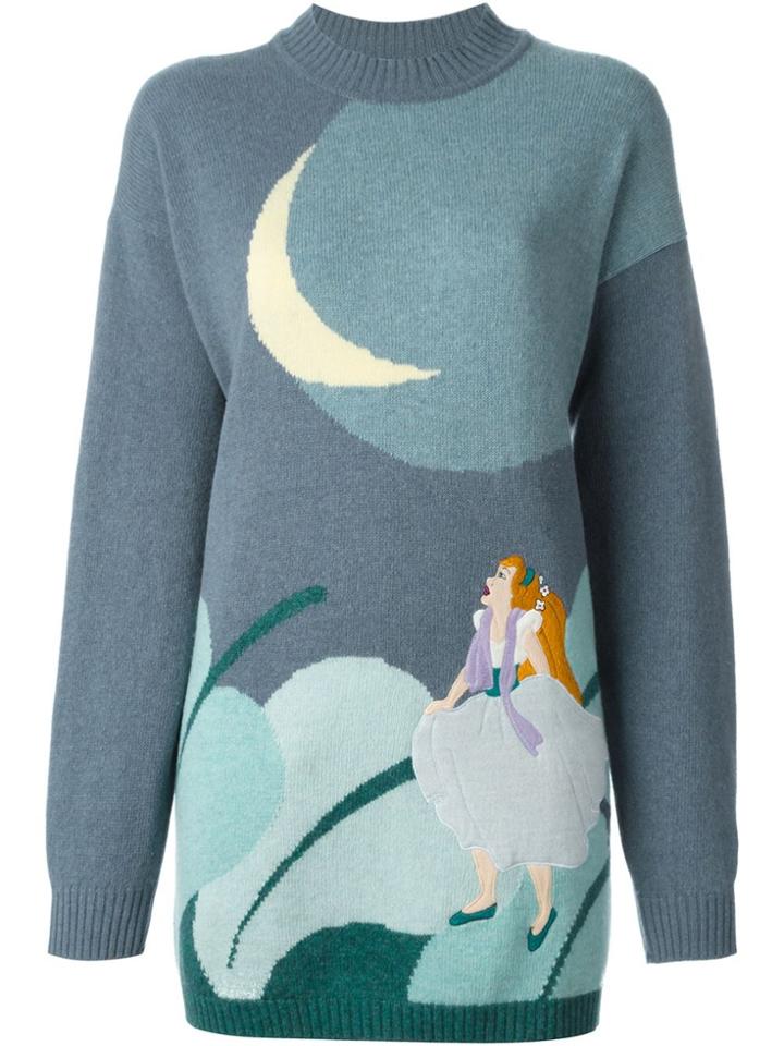 Jc De Castelbajac Vintage Thumbelina Jumper - Blue