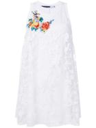 Sport Max Code Embroidered Lace Dress - White