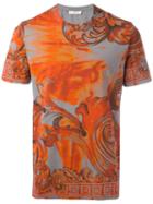 Versace Collection Printed T-shirt, Men's, Size: Large, Red, Cotton