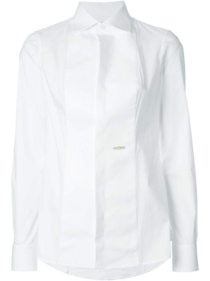 Dsquared2 Classic Shirt, Women's, Size: 42, White, Cotton/spandex/elastane