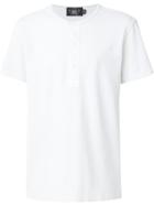Rrl Henley T-shirt, Men's, Size: Xl, White, Cotton