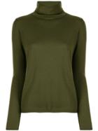 Aspesi Fine Knit Turtleneck Sweater - Green
