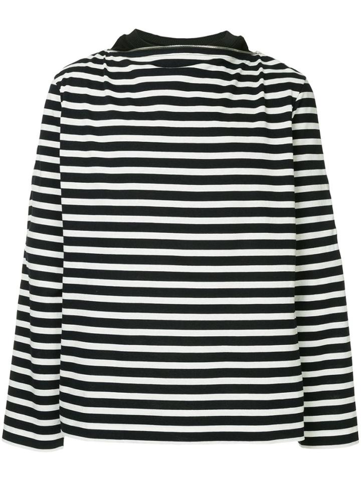 Juun.j Striped Sweatshirt - Blue