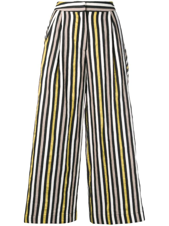 Isa Arfen Relaxed Wide Leg Trousers - Black