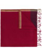 Paul Smith Frayed Scarf - Red