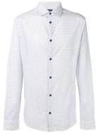 Armani Jeans Polka Dot Print Shirt, Men's, Size: Xxl, White, Cotton