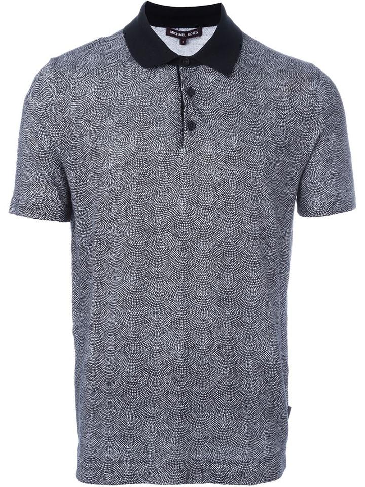 Michael Kors Contrast Collar Polo Shirt