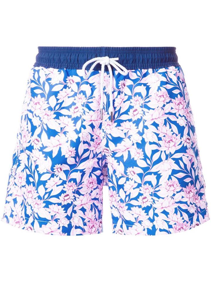 Venroy 'core Range' Printed Swim Shorts, Men's, Size: Xl, Blue, Polyester