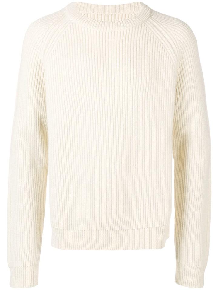 Maison Margiela Loose Fit Longsleeved Sweater - Nude & Neutrals