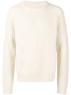 Maison Margiela Loose Fit Longsleeved Sweater - Nude & Neutrals