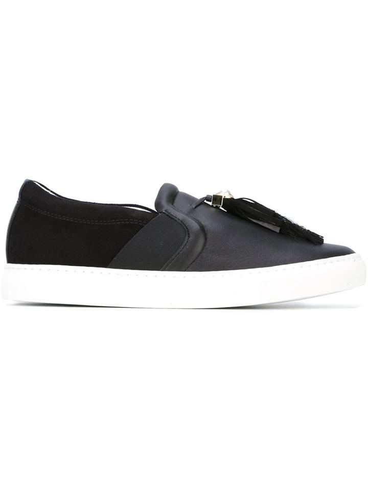 Lanvin Tassel Detail Slip-on Sneakers
