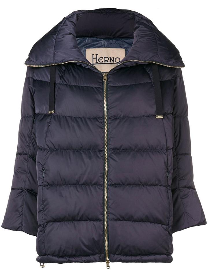 Herno Padded Loose Jacket - Blue