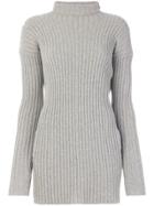 Kristensen Du Nord Long Ribbed Jumper - Grey