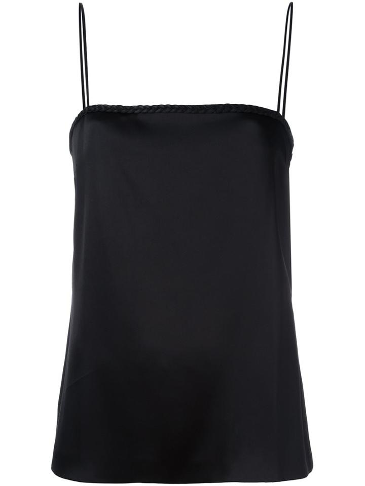 Racil 'aquarius' Strappy Cami Top, Women's, Size: 40, Black, Triacetate/polyethylene