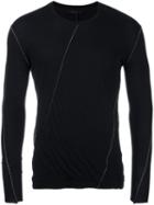 The Viridi-anne Longsleeved T-shirt, Men's, Size: 2, Black, Cotton