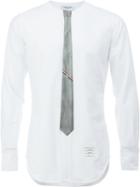 Thom Browne - Incorporated Tie Shirt - Men - Silk/cotton - 3, White, Silk/cotton