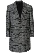 Christian Dada Jacquard Tailored Jacket - Black