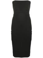 Rick Owens Strapless Midi Dress - Black