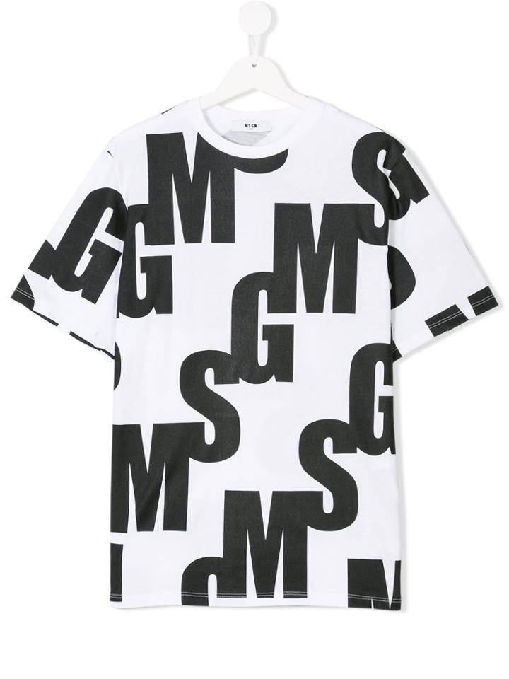 Dolce & Gabbana Kids Logo Print T-shirt - White