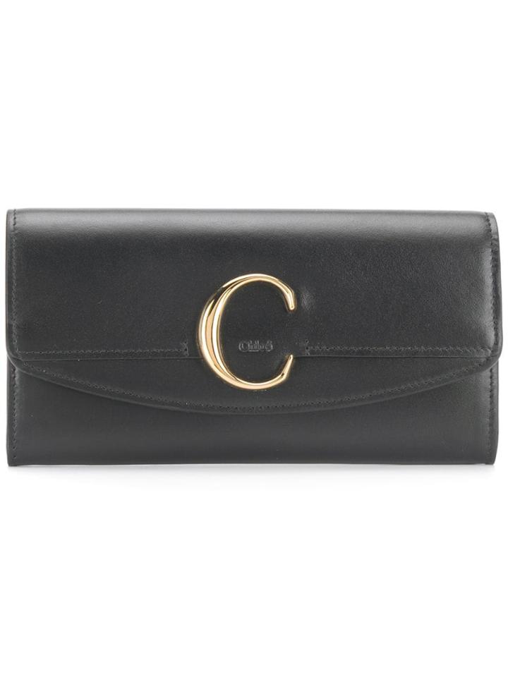 Chloé Chloé C Wallet - Black