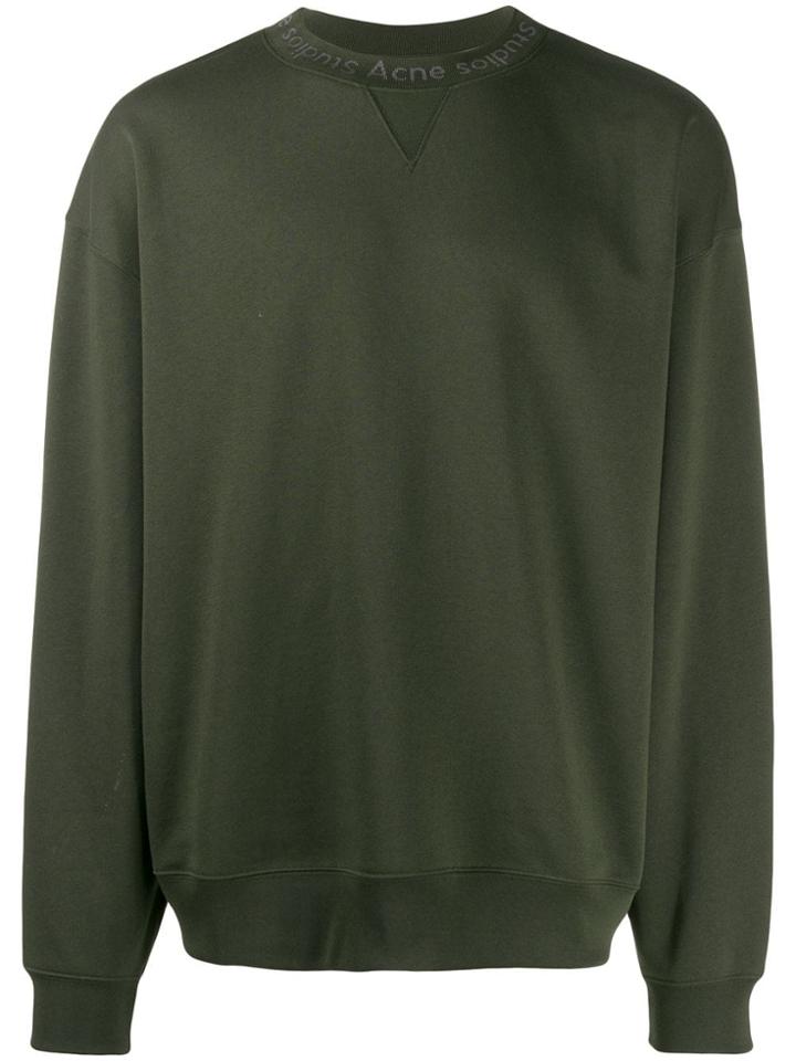 Acne Studios Logo Print T-shirt - Green