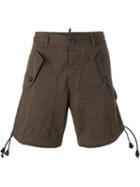 Dsquared2 Cargo Shorts, Men's, Size: 48, Brown, Cotton